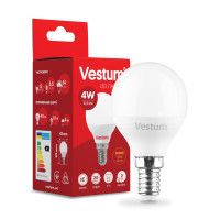 Light bulb Vestum G45 4W 3000K 220V E14 (1-VS-1208)