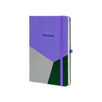 Notebook Optima A5 COMBI-4, hard cover, eraser, line (O20125-04)