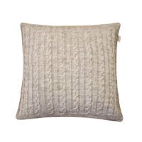 Pillowcase Provence decorative knitted SOFT Latte 45x45 (011702)