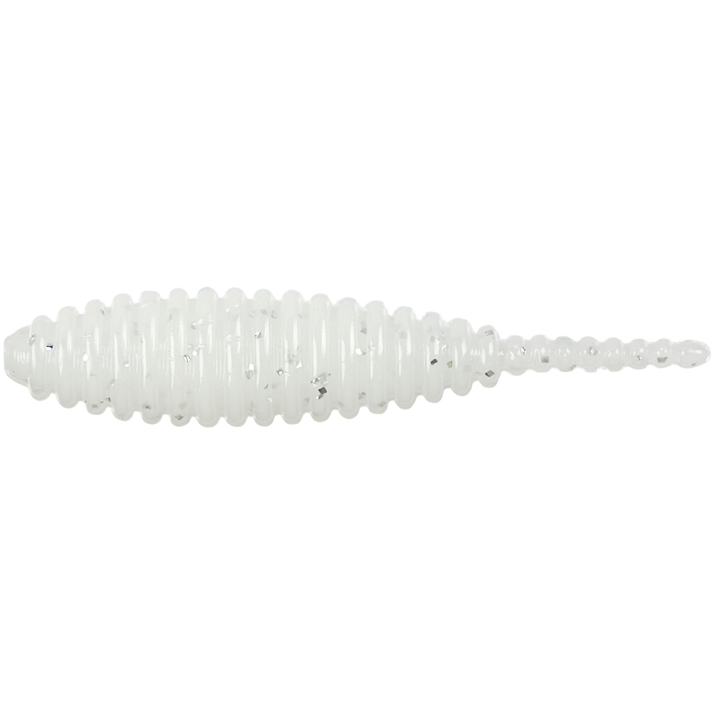 Силікон рибальський Reins Chibi Hira Aji Adder 1.5" 103 Glow White Silver (15 шт/уп.) (1552.10.54)