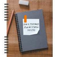 Notebook Optima B5 plastic cover, spiral, 60 sheets, cell (O25929)