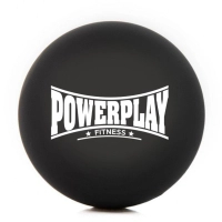 Масажний м'яч PowerPlay PP-4354 Silicone Lacrosse Ball (6.3см) Чорний (PP-4354_Black)