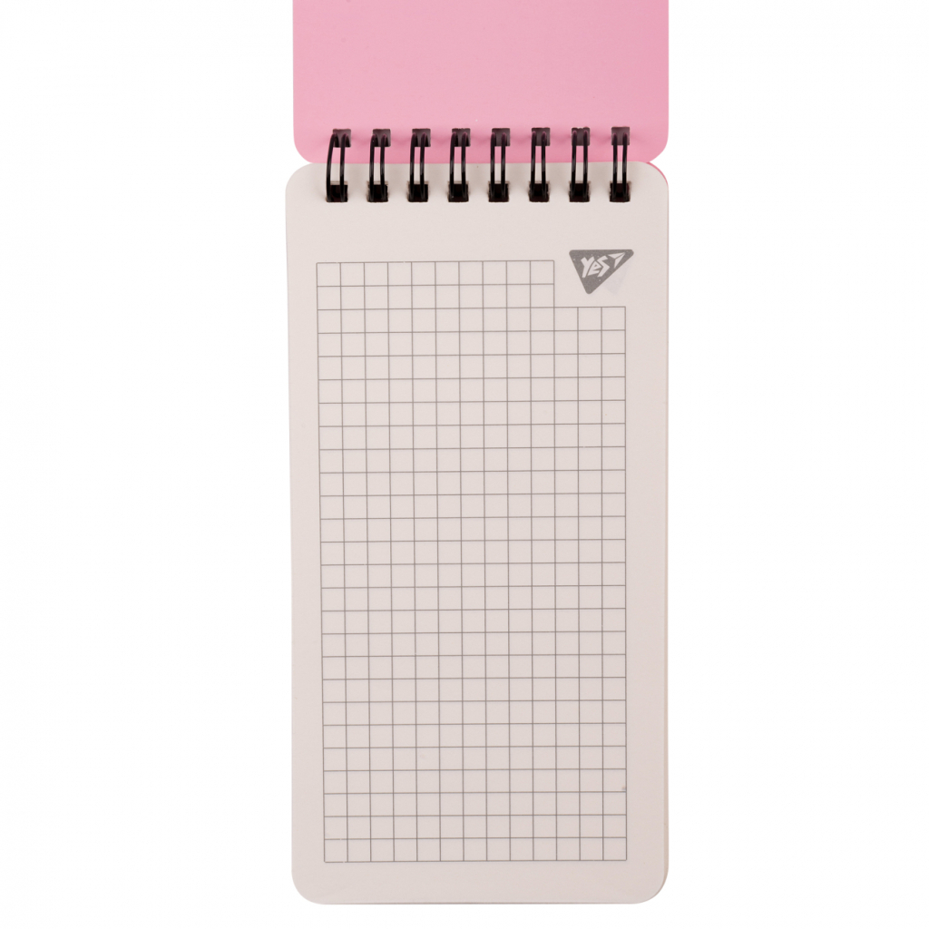 Блокнот Yes 80x160 60 аркушів на спиралі BBH клітинка (151877) Блокнот Yes 80x160 60 аркушів на спиралі BBH клітинка (151877)