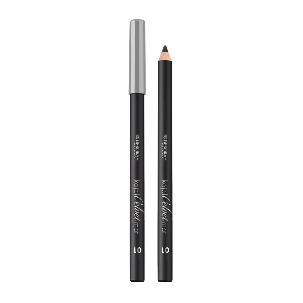 Олівець для очей Deborah Kajal Velvet Mat 01 - Black (8009518407402)