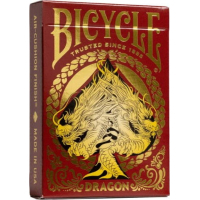 Playing cards Bicycle Red Dragon (Bicycle Premium) (ВР_КГБРД)