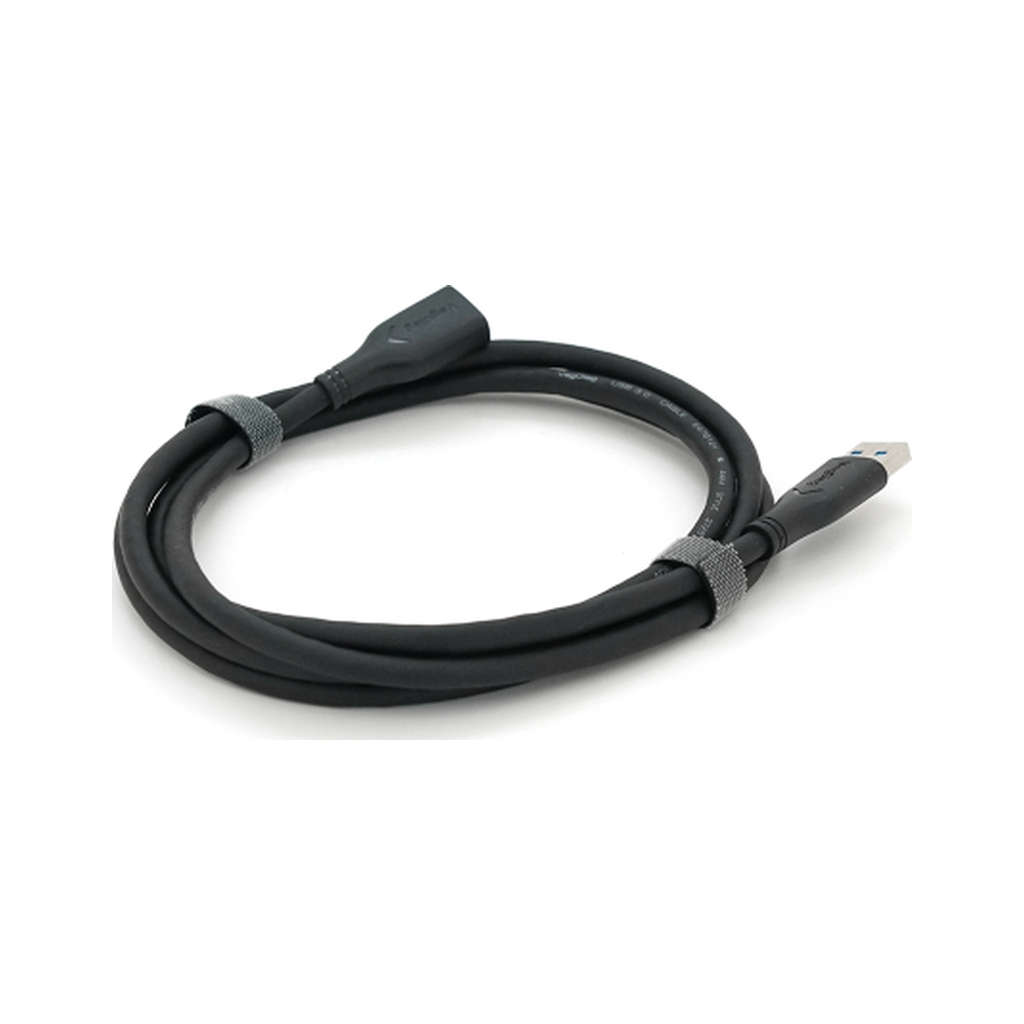 Дата кабель USB 3.0 AM/AF 1.5m black VEGGIEG (YT-3.0AM\AF-1.5BL)