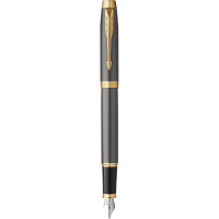Feather pen Parker IM 17 Gray Lacquer GT FP F (21 111)