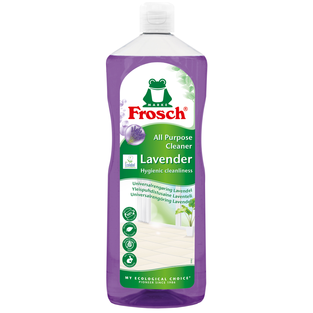 Рідина для чищення кухні Frosch Універсальний очищувач Лаванда 1 л (4009175966896)