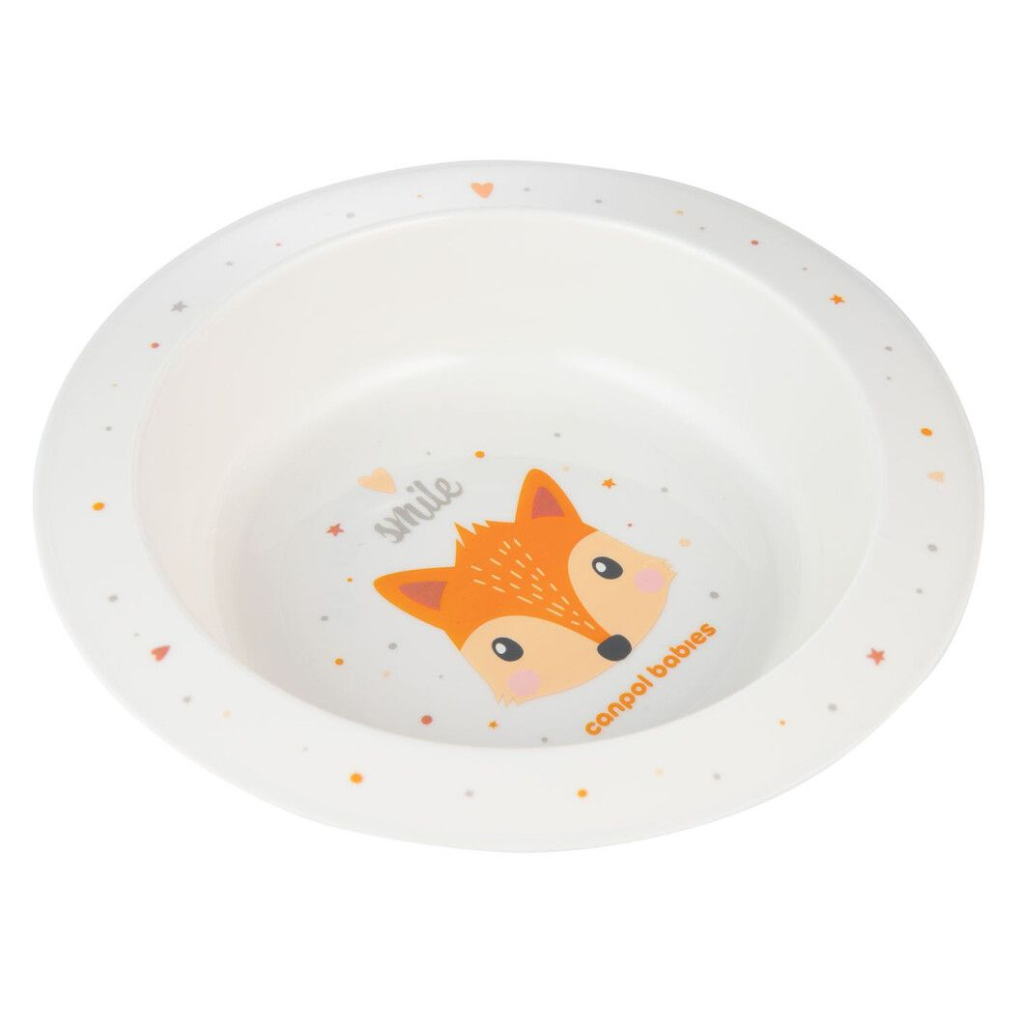 Тарілка дитяча Canpol babies CUTE ANIMALS мисочка пластикова, помаранчева (4/412_ora) Тарілка дитяча Canpol babies CUTE ANIMALS мисочка пластикова, помаранчева (4/412_ora)