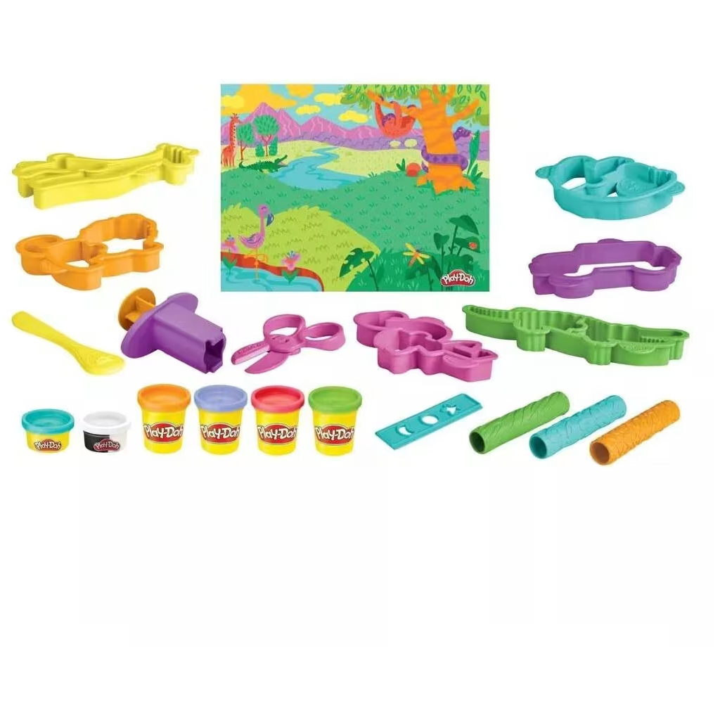 Набір для творчості Hasbro Play-Doh Сафарі (F7213) Набір для творчості Hasbro Play-Doh Сафарі (F7213)