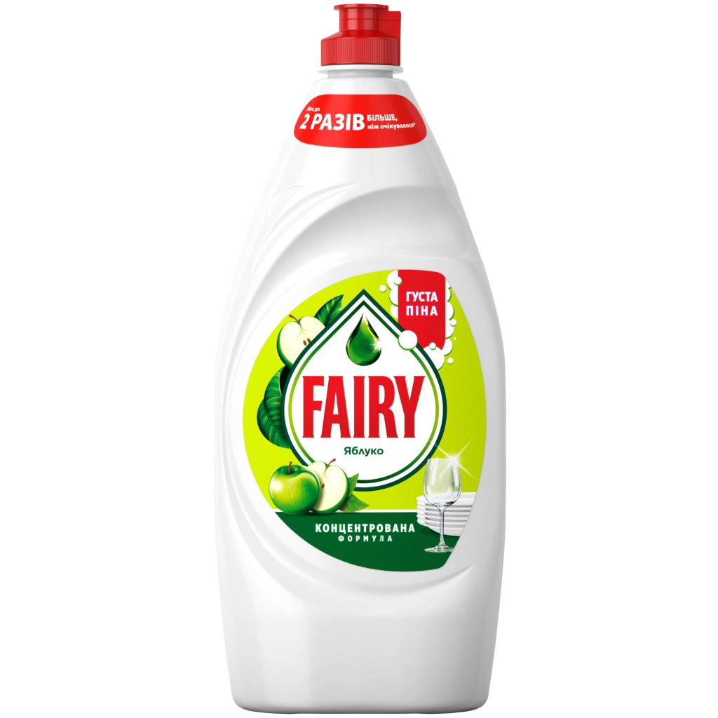 Засіб для ручного миття посуду Fairy Яблуко 900 мл (8006530111713)