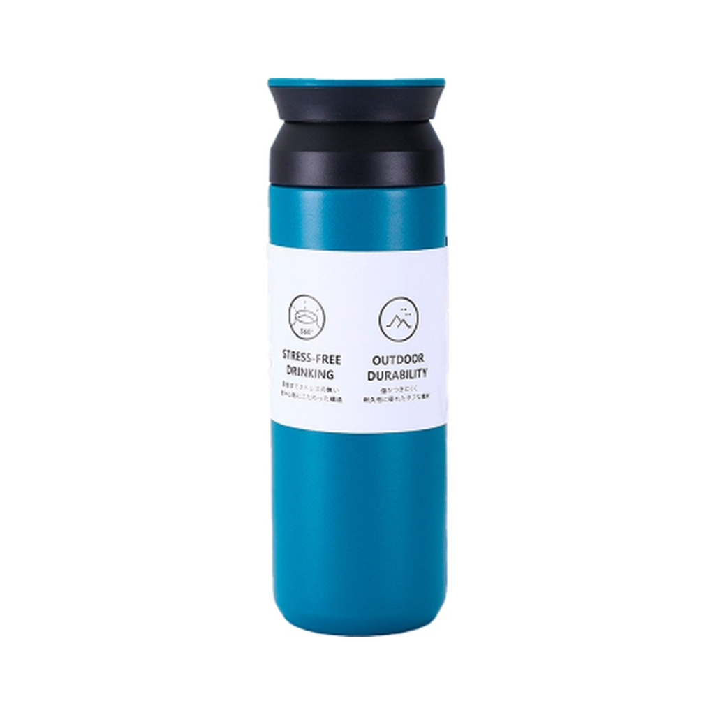 Термос Merlion Travel Tumbler 500 мл, подвійна кришка, синій (SUS-304-500Blue) Термос Merlion Travel Tumbler 500 мл, подвійна кришка, синій (SUS-304-500Blue)