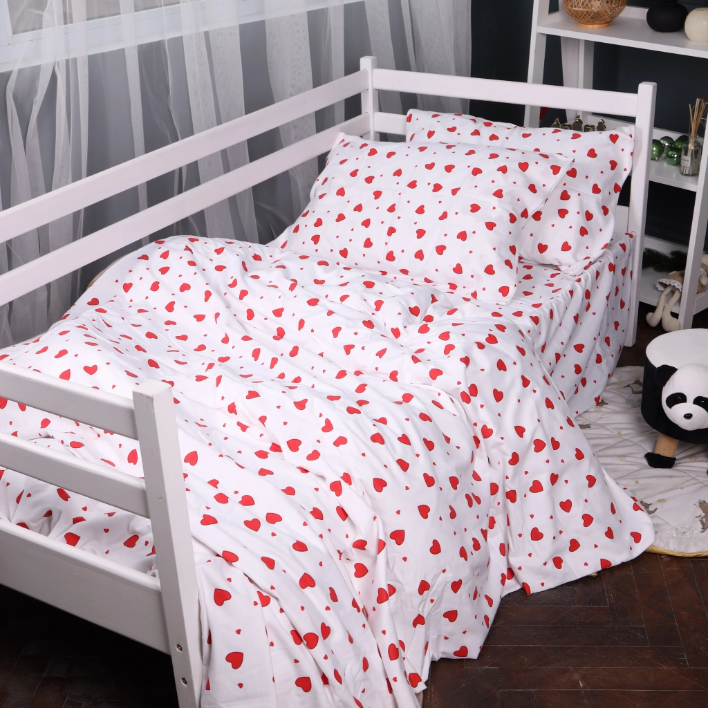 Постільна білизна MirSon 015 Love Фланель 2 x 160 x 220 Сімейний Євро (2200009652660)