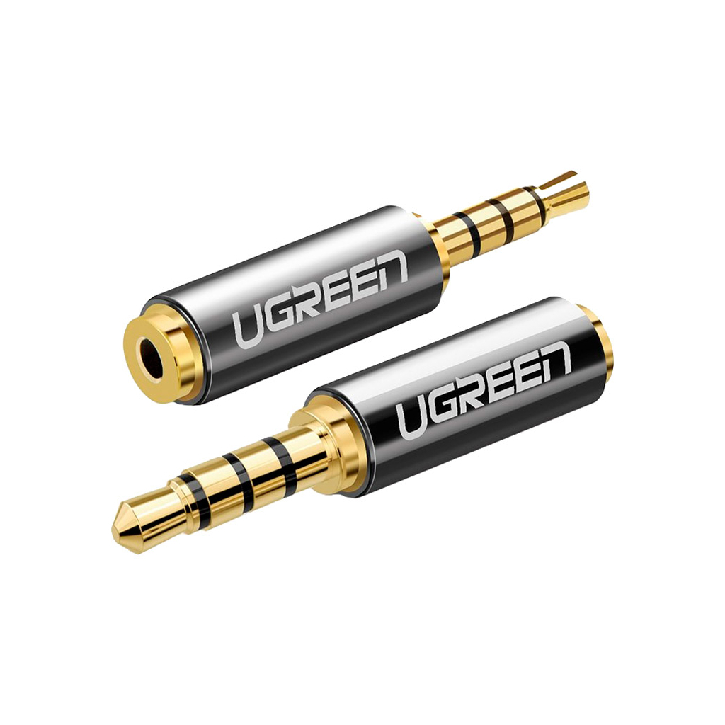 Перехідник 3.5mm M to 2.5mm F black UGREEN (20502) Перехідник 3.5mm M to 2.5mm F black UGREEN (20502)