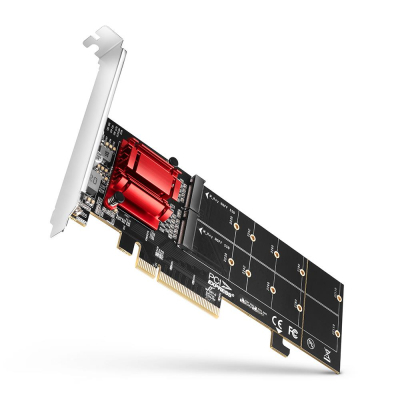 Контролер AXAGON PCIe to 2xNVMe M.2 controller (PCEM2-ND)