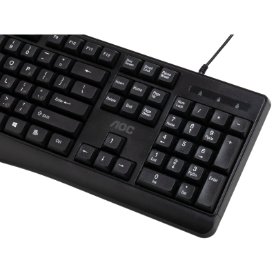 Комплект AOC KM170B USB UA Black (KM170B/97)