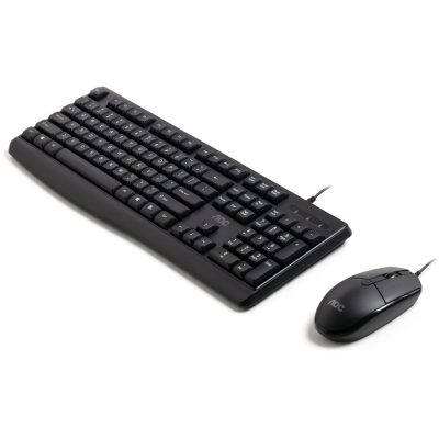 Комплект AOC KM170B USB UA Black (KM170B/97)