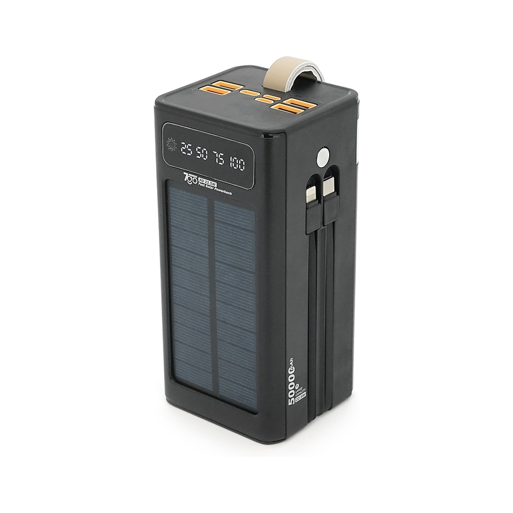 Повербанк 7GO 50000mAh PD/22.5 Solar Black (GPW-01 / 45006)