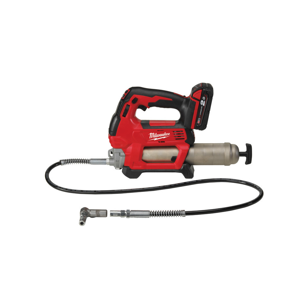 Шприц для мастила Milwaukee HEAVY DUTY M18 GG-201C Li-Ion 2Ah, кейс (4933440490) Шприц для мастила Milwaukee HEAVY DUTY M18 GG-201C Li-Ion 2Ah, кейс (4933440490)