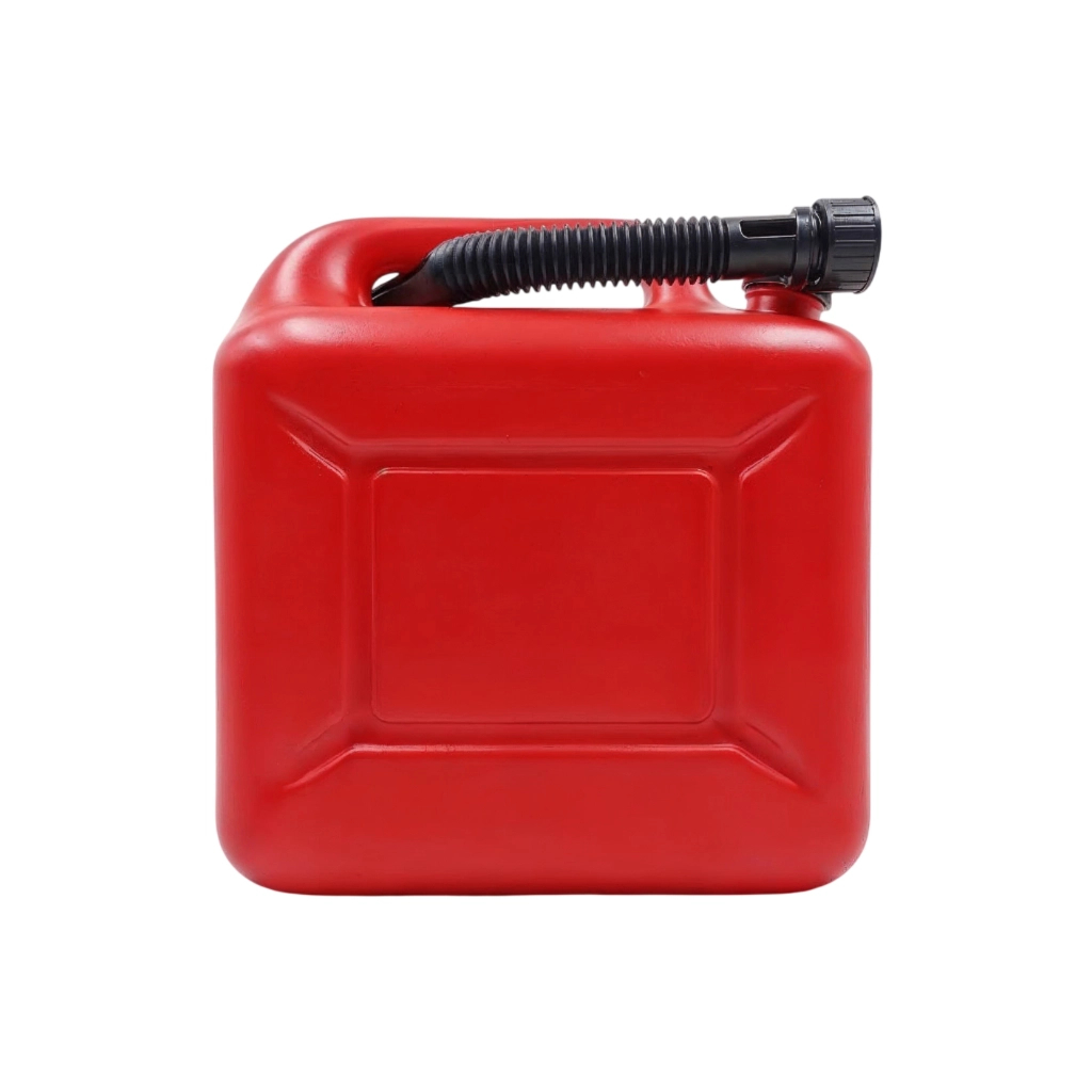 Каністра автомобільна Poputchik для палива з лійкою 10л (28-034-IS)