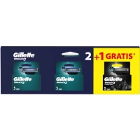 Replacement cassettes Gillette Mach3 10 pcs. + Mach3 Charcoal 5 pcs. (8700216876094)