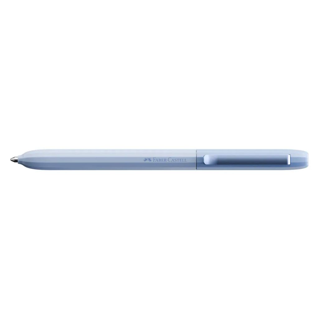 Ручка кулькова Faber-Castell поворотна серії AVORI Peace of Mind, колір корпусу блакитний, синя М (0,7 мм) (33062)