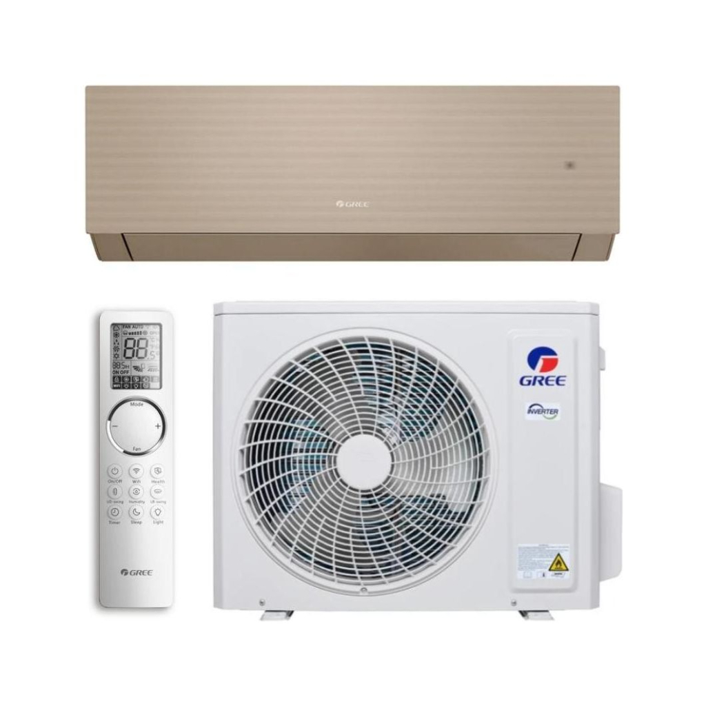 Кондиціонер Gree Clivia Inverter R32 (GWH12AUCXB-K6DNA1A Stone Beige)