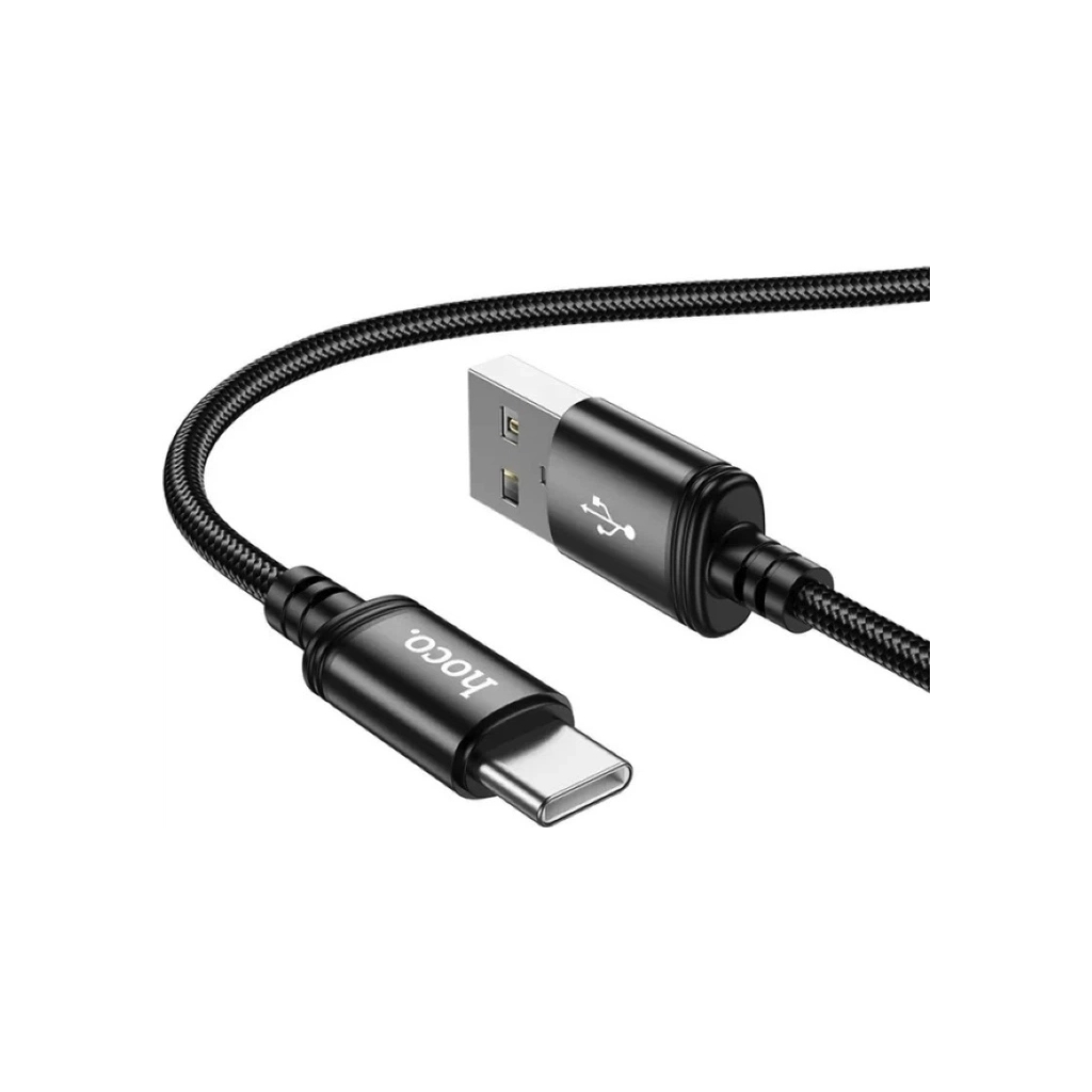 Дата кабель USB 2.0 AM to USB-C 3.0m X91 Radiance black HOCO (6931474788726) Дата кабель USB 2.0 AM to USB-C 3.0m X91 Radiance black HOCO (6931474788726)