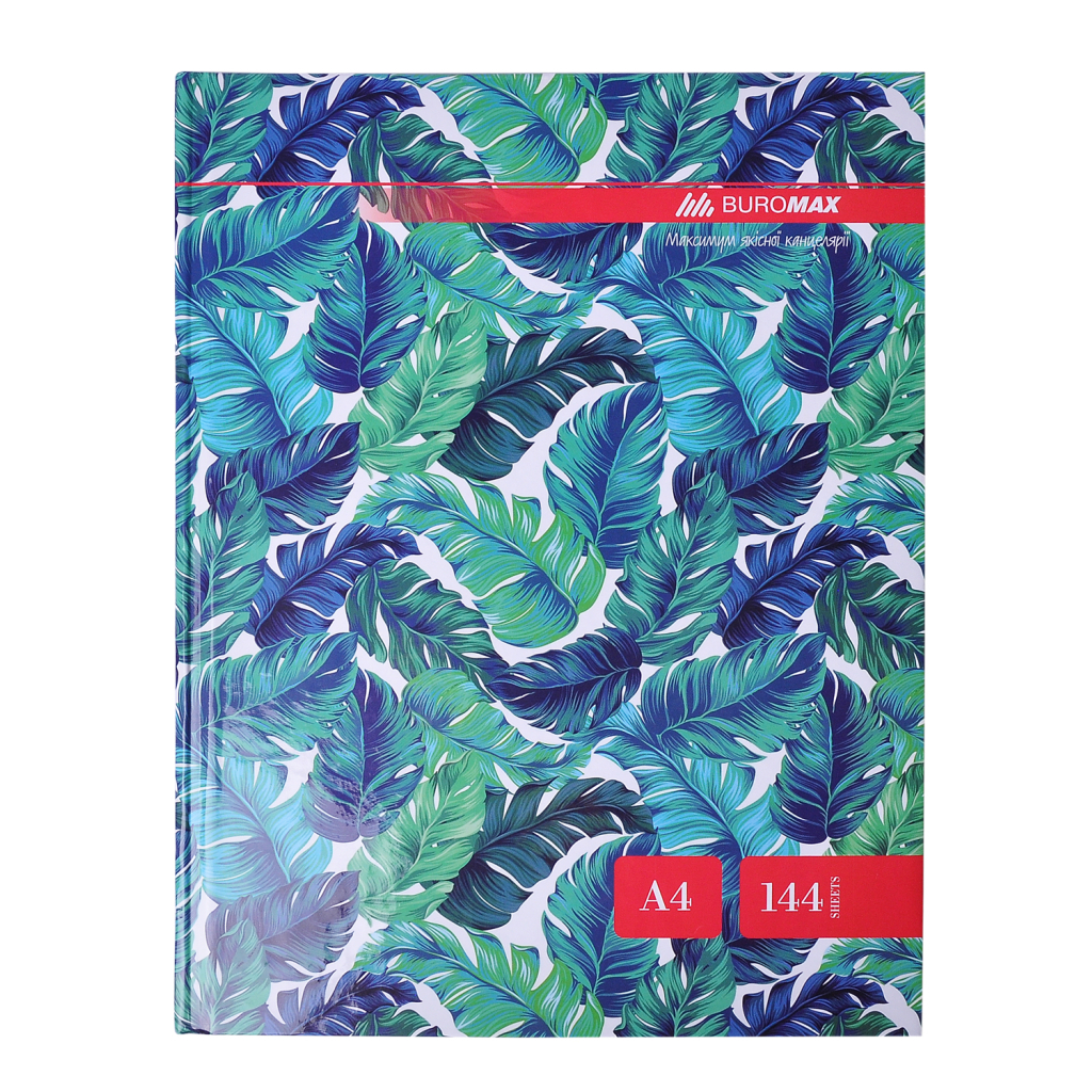 Канцелярська книга Buromax А4 FLORISTICA 144 аркушів, клітинка, бірюзовий (BM.24419102-06) Канцелярська книга Buromax А4 FLORISTICA 144 аркушів, клітинка, бірюзовий (BM.24419102-06)