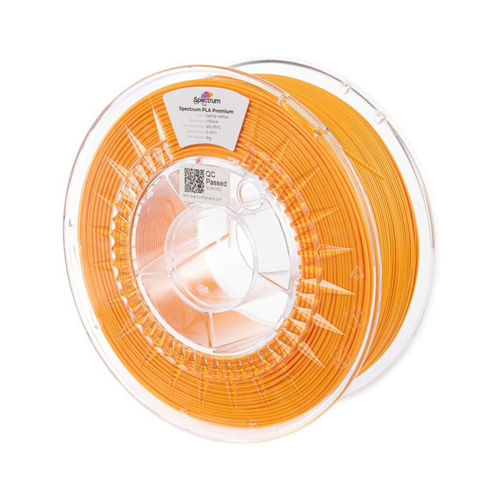 Пластик для 3D-принтера Spectrum PLA Premium 1.75mm 1kg Yellow, Dahlia (80841)