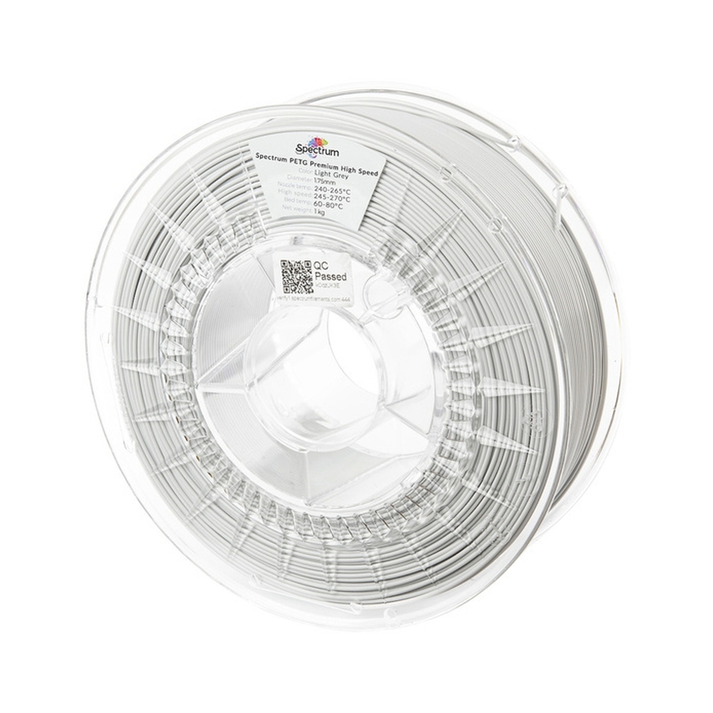 Пластик для 3D-принтера Spectrum PETG Premium HS 1.75mm 1kg Grey, Light (81545)