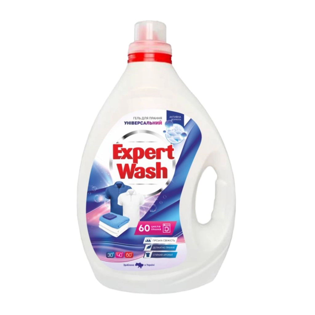 Гель для прання Expert Wash Універсальний Гірська свіжість 3 л (4820197122103)