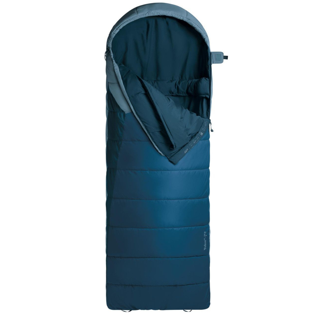 Спальний мішок Ferrino Yukon Square +7°C Blue-Grey Left (86381RBGSX) (932334)