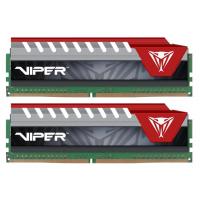 Модуль пам'яті для комп'ютера DDR4 16GB (2x8GB) 2400 MHz Viper Elite Red Patriot (PVE416G240C5KRD)