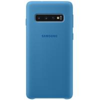 Чохол до мобільного телефона Samsung Galaxy S10 (G973) Silicone Cover Blue (EF-PG973TLEGRU)