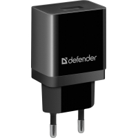 Зарядний пристрій Defender UPA-11 black, 1xUSB, 5V / 1A (83547)