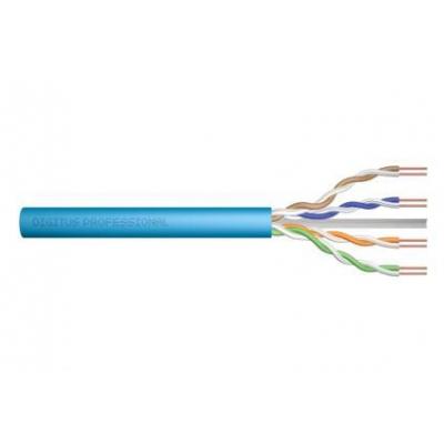 Кабель мережевий DIGITUS UTP 305м, cat 6A, CU, AWG23/1, LSZH, blue (DK-1613-A-VH-305)