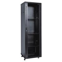 Floor cabinet 32U 19" 600x600 RAL9004 Kingda (KD-002-6632)