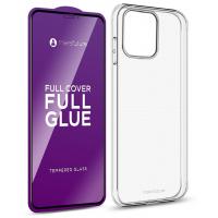 Скло захисне MakeFuture Apple iPhone 12 Pro + case Air (MSFA-AI12P)