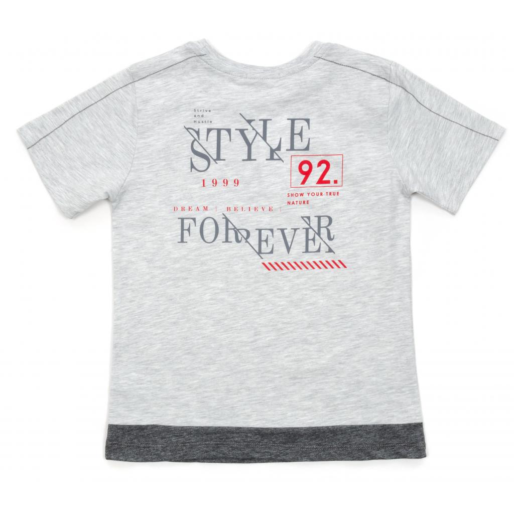 Футболка дитяча Breeze "STYLE FOREVER" (14535-128B-gray)