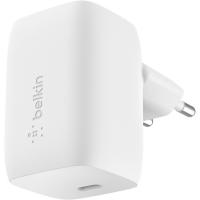 Зарядний пристрій Belkin 60W GAN USB-С, white (WCH002VFWH)