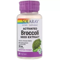 Solaray Herbs Activated Broccoli Seed Extract, 350 Mg, 30 Caps (SOR-28246)