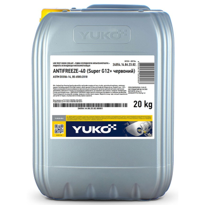 Антифриз Yuko -40 Super G12+ червоний 20л (4820070248968)