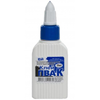 Клей КіП ПВА-К 50 мл із супер ковпачком (GLUE-KIP-PVA-50ML)