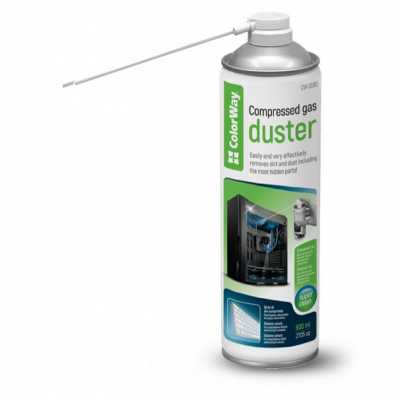 Стиснене повітря для чистки spray duster 500ml CW-3333 + 800ml CW-3380 ColorWay (CW-3333/CW-3380)