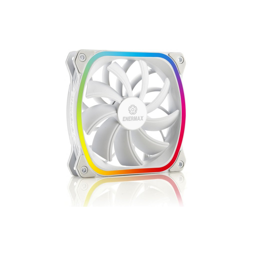 Кулер до корпусу Enermax SQUA RGB WHITE 3x 120 mm (3 PACK) (UCSQARGB12P-W-BP3) Кулер до корпусу Enermax SQUA RGB WHITE 3x 120 mm (3 PACK) (UCSQARGB12P-W-BP3)