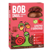 Candy Bob Snail Snail Bob apple-strawberry in milk chocolate 60 g (4820219341369)
