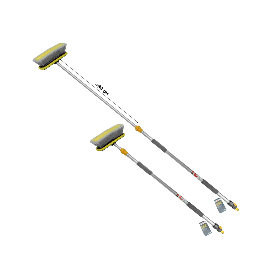 Щітка для миття SAPFIRE з підключенням води 90-165 см SA-291 (400083)
