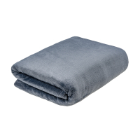 Plaid Home Line fleece graphite, 220x195 cm (170797)