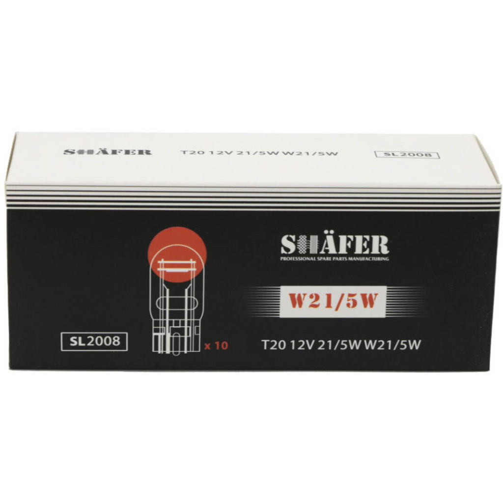 Автолампа SHAFER 12V21/5WW21/5W (SL2008)